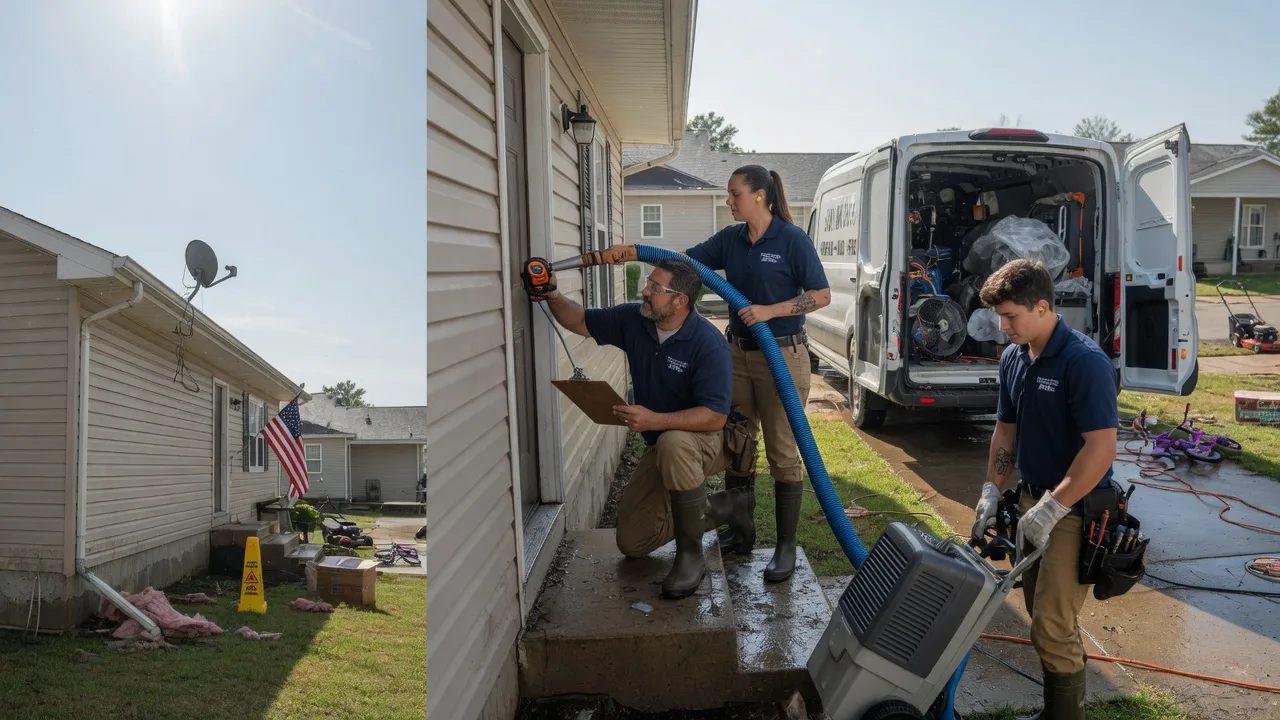 Ceiling Water Damage Restoration in Oakley, MI near me